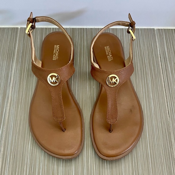 Michael Kors sandals, cognac brown color, in extremely good condition. - Picture 1 of 2